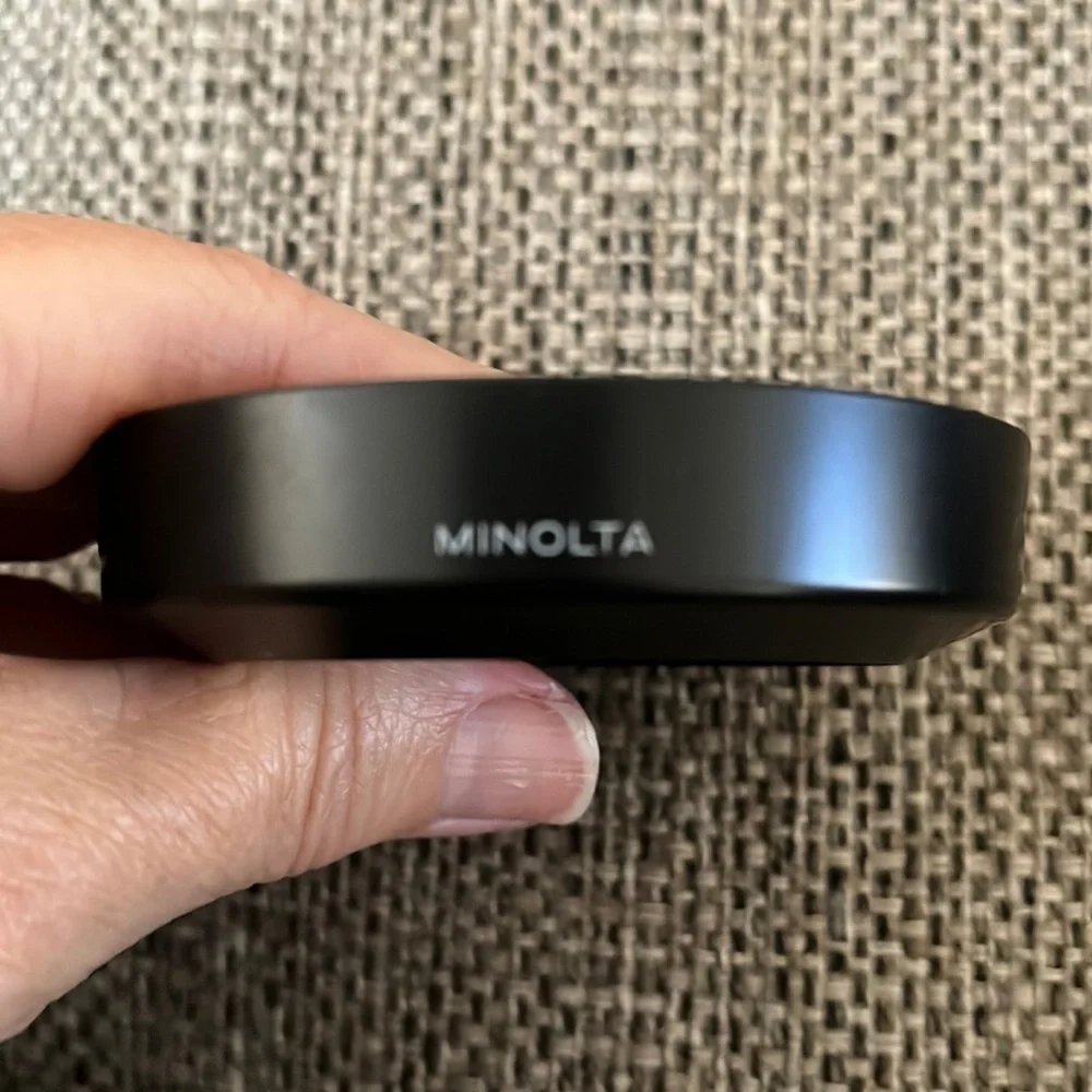 MINOLTA cover A 35-70 / 3.5-4.5 & Tiffen Lens Cir. POLARIZER 49mm Japan Camera